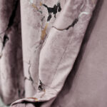 Draperii Catifea Marmorat - Roz Pudra - imagine 2