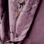 Draperii Catifea Marmorat - Lila - imagine 2