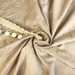 Draperii cu inserții aurii - Capucino - imagine 2