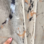 Draperii Catifea Marmorat – Bej deschis - imagine 2