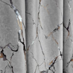 Draperii Catifea Marmorat - Silver-Gri - imagine 4