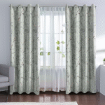 Draperii Catifea Marmorat - Silver-Gri - imagine 2