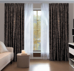 Draperii Catifea Marmorat - Maro