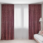 Draperii Catifea Marmorat - Rose