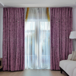 Draperii Catifea Marmorat - Lila
