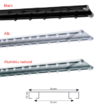 Sina cu doua canale din aluminium.