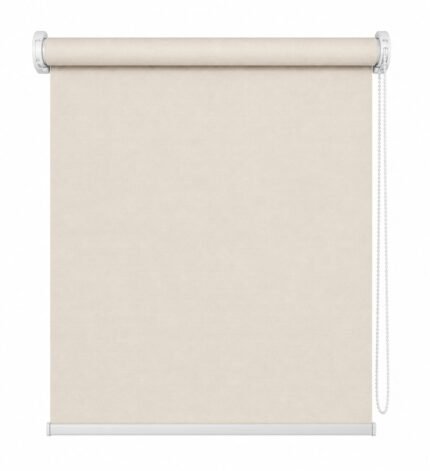 Roleta blackout 100% din material textil bej deschis